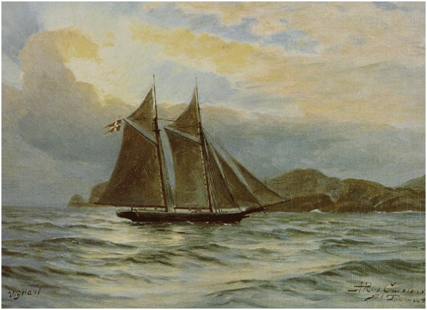Vigilant-circa-1905 HMS Bounty sinks in Hurricane Sandy. Vigilant Clipper Ship from Vigilant Inc.
