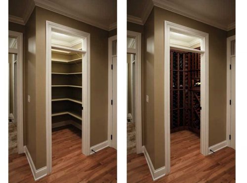 Pantry turned wine closet