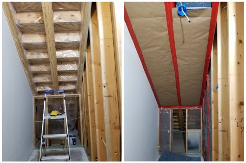 Wine cellar vapor barrier and insulation