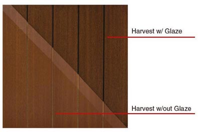 Glazing finish swatch