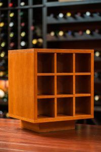 wine storage cube, wine cube, wood wine storage